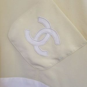 Vintage 1990s CHANEL flapper sailor blouse